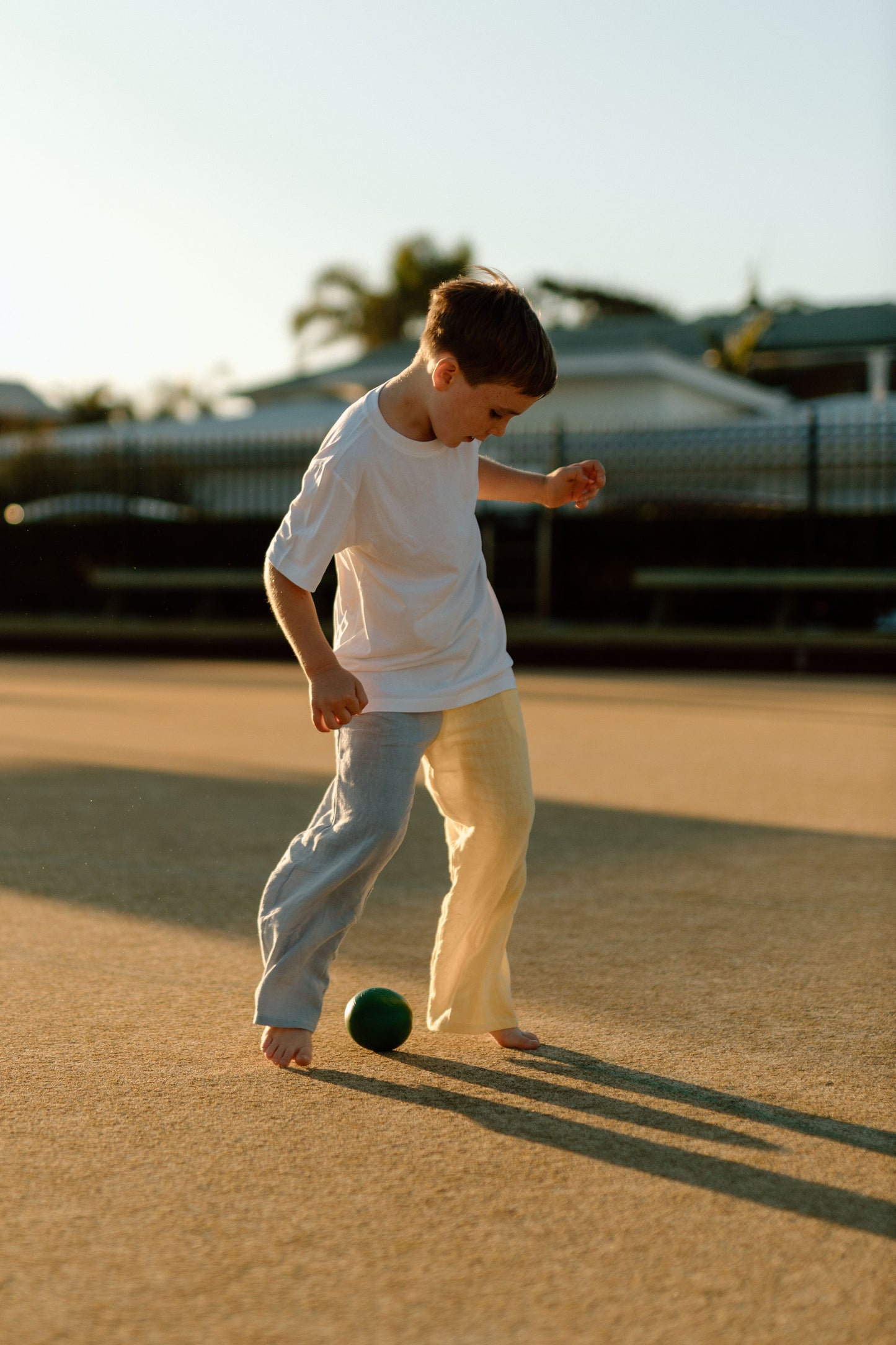 Linen Peppa Pants - Two-Tone