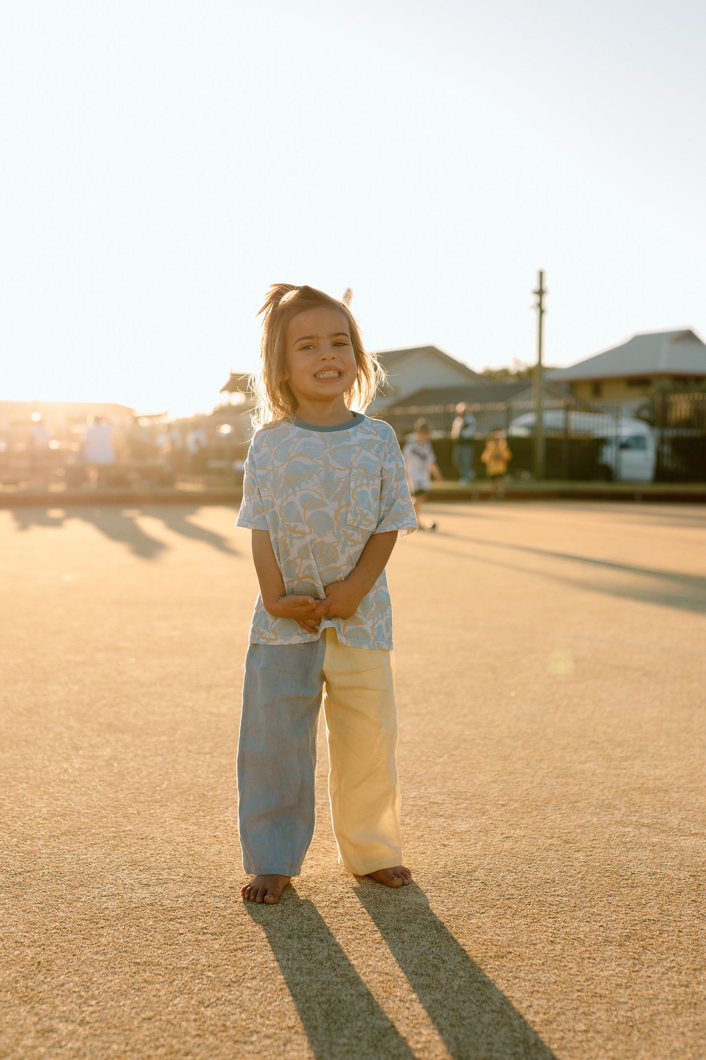 Linen Peppa Pants - Two-Tone