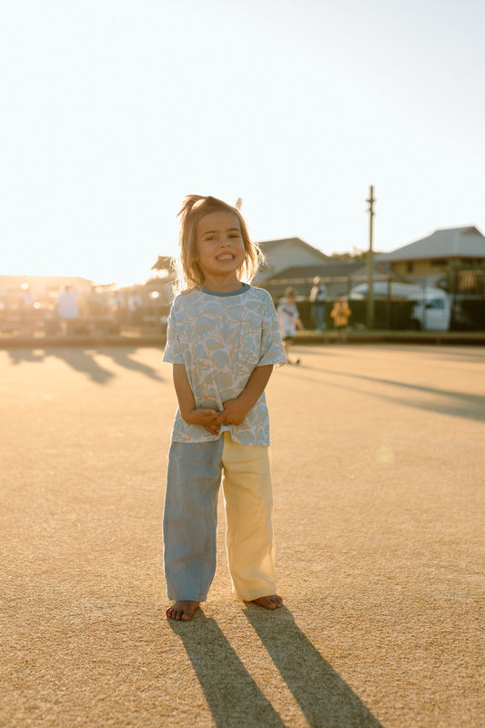 Linen Peppa Pants - Two-Tone